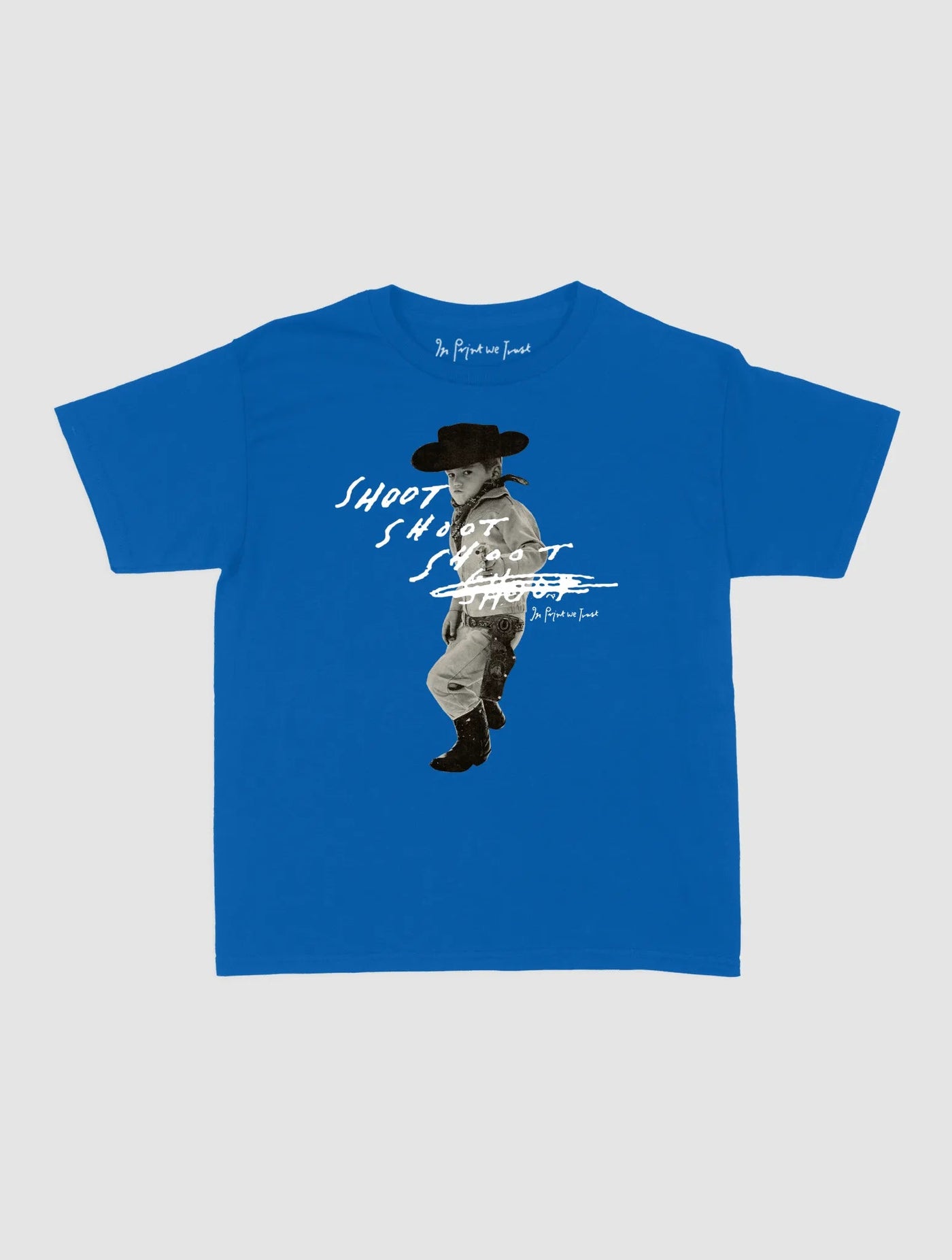 shoot baby tee - In Print We Trust