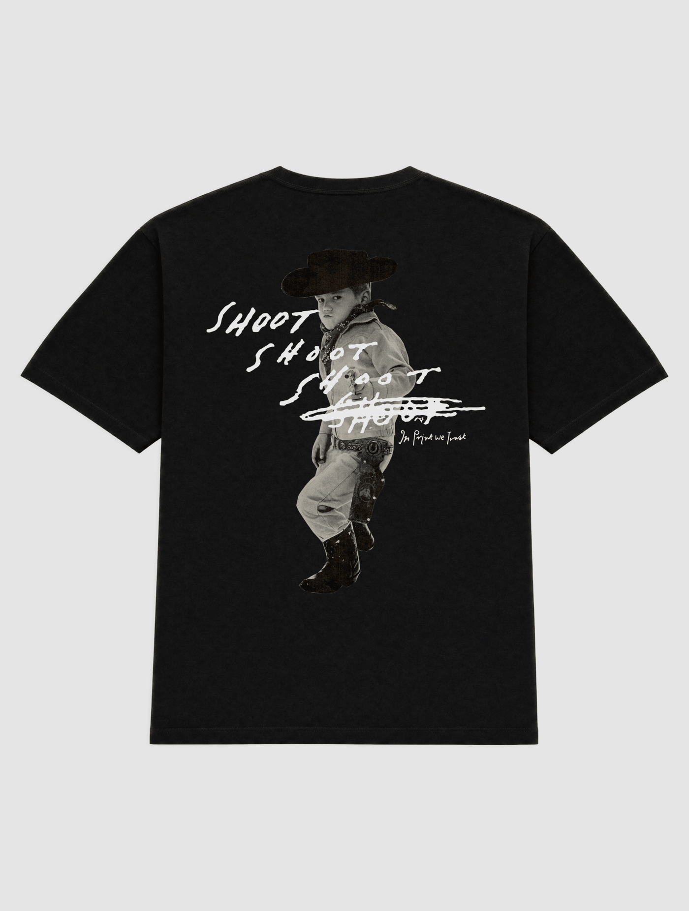 shoot heavyweight tee - In Print We Trust