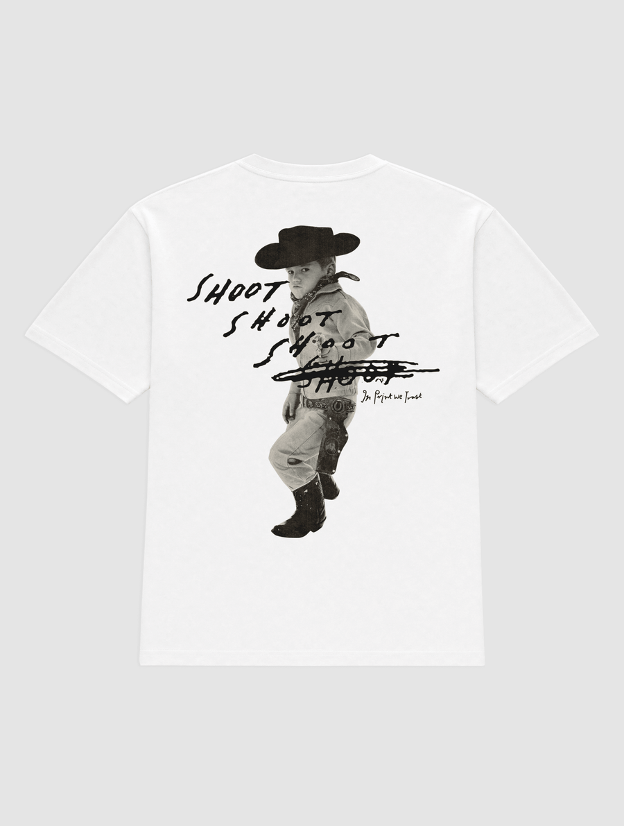 shoot heavyweight tee - In Print We Trust