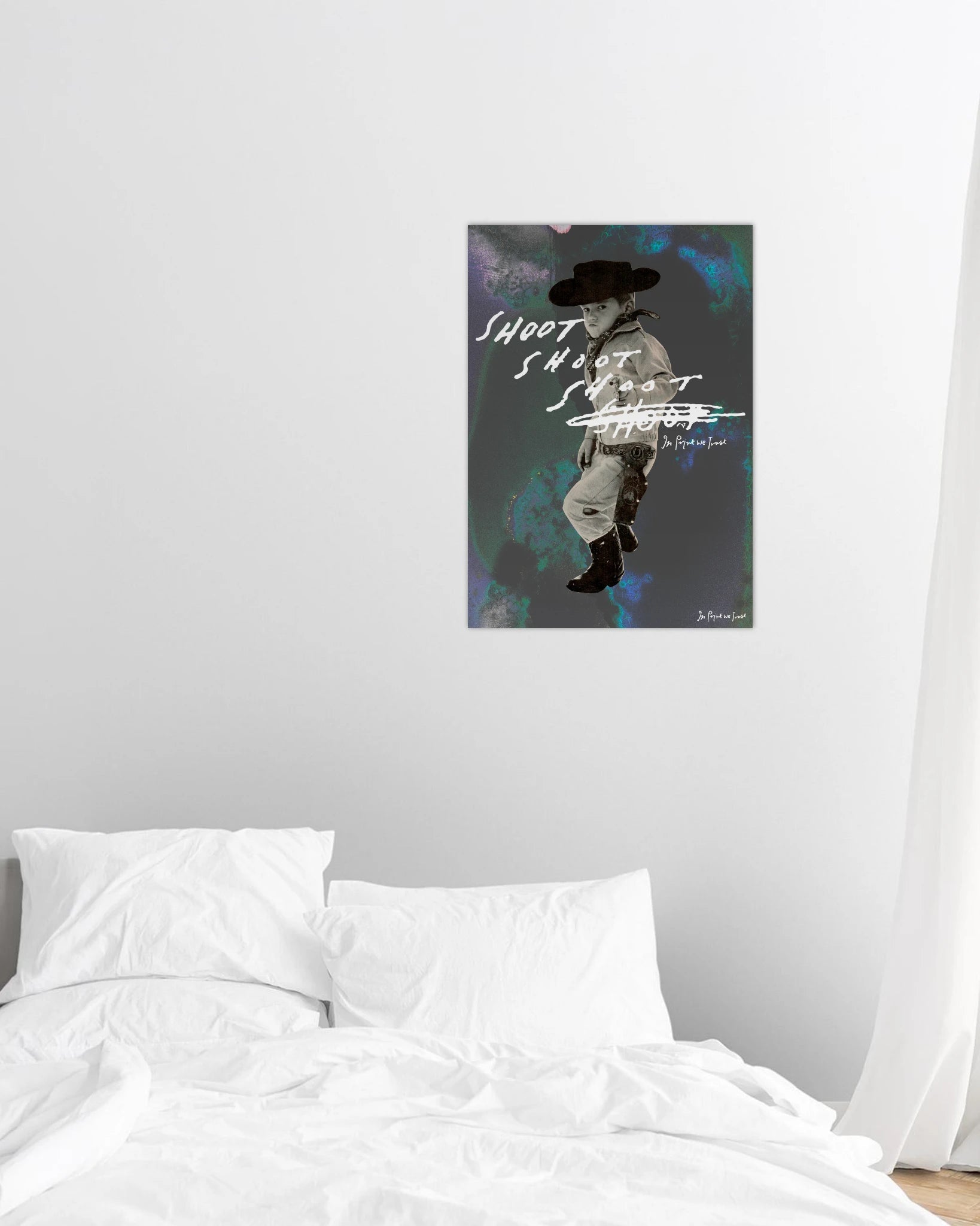 shoot poster print - In Print We Trust