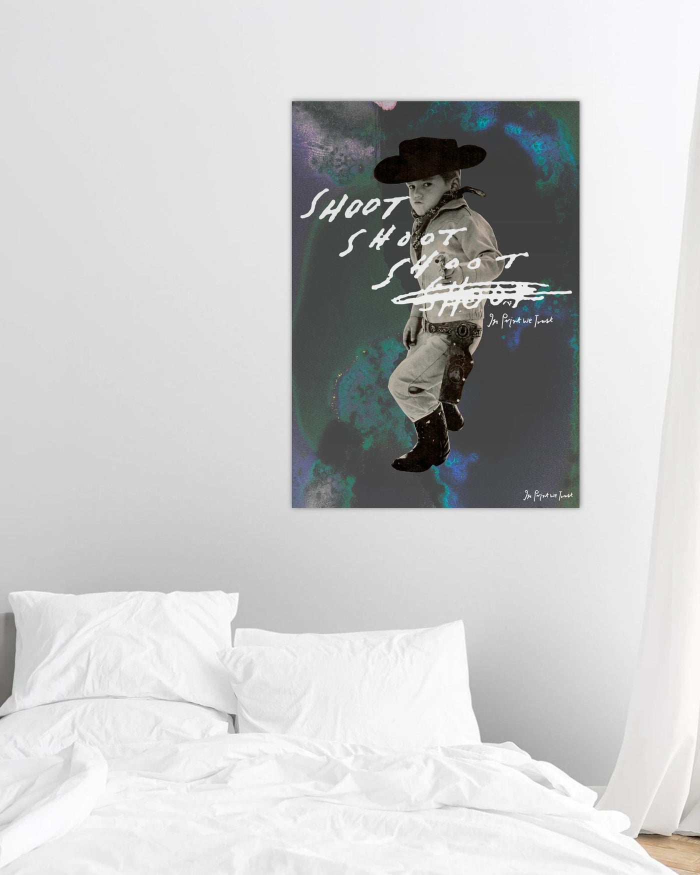 shoot poster print - In Print We Trust
