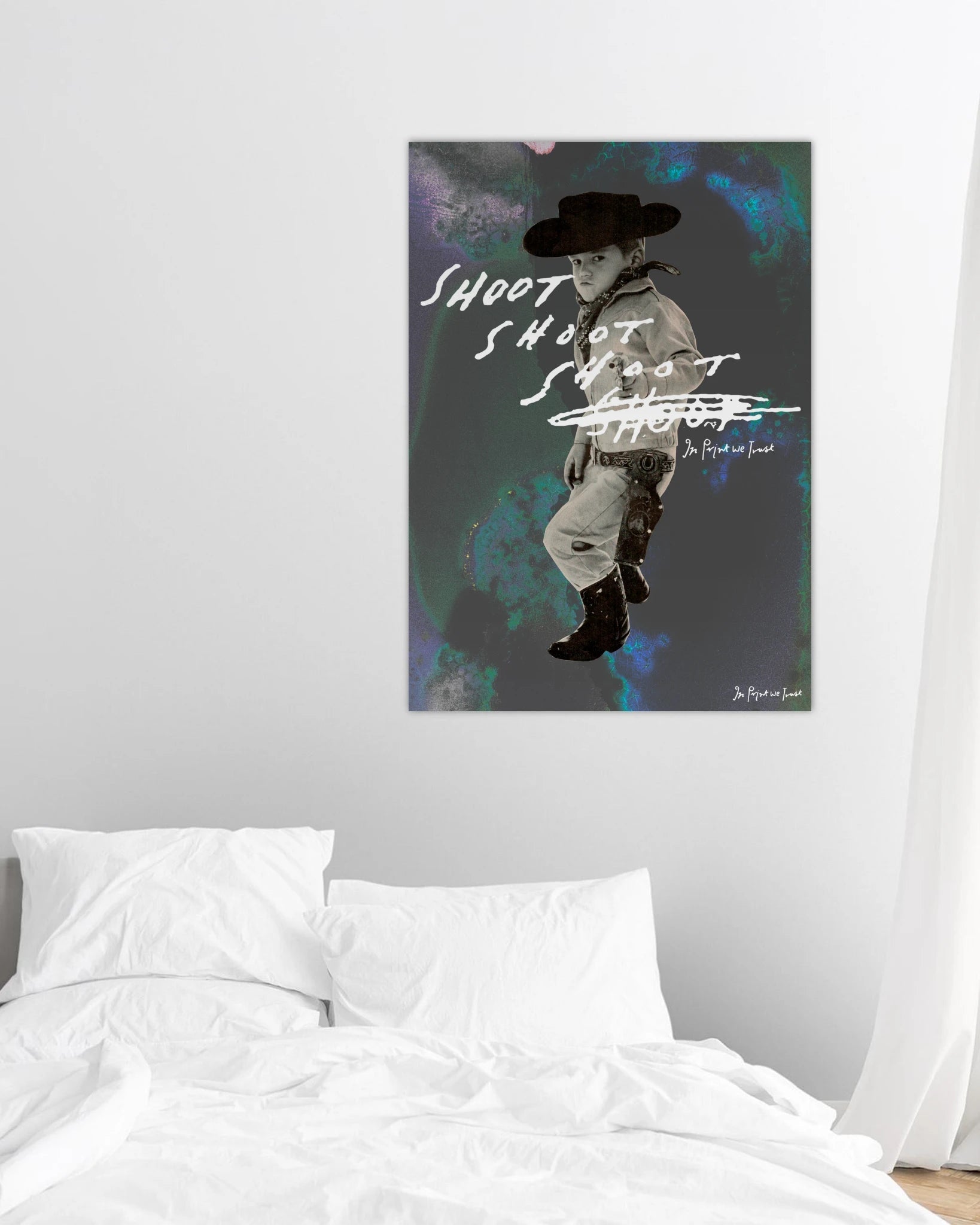 shoot poster print - In Print We Trust