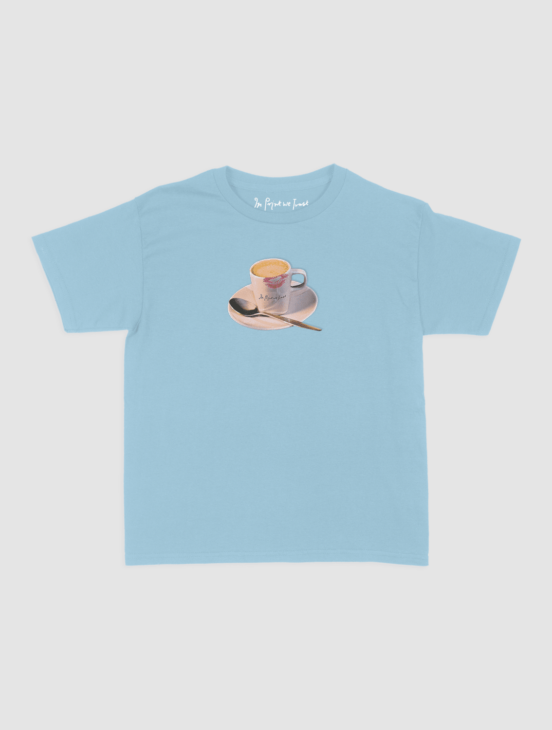 shot of espresso baby tee - In Print We Trust