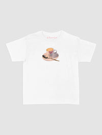 shot of espresso baby tee - In Print We Trust
