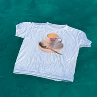 shot of espresso baby tee - In Print We Trust