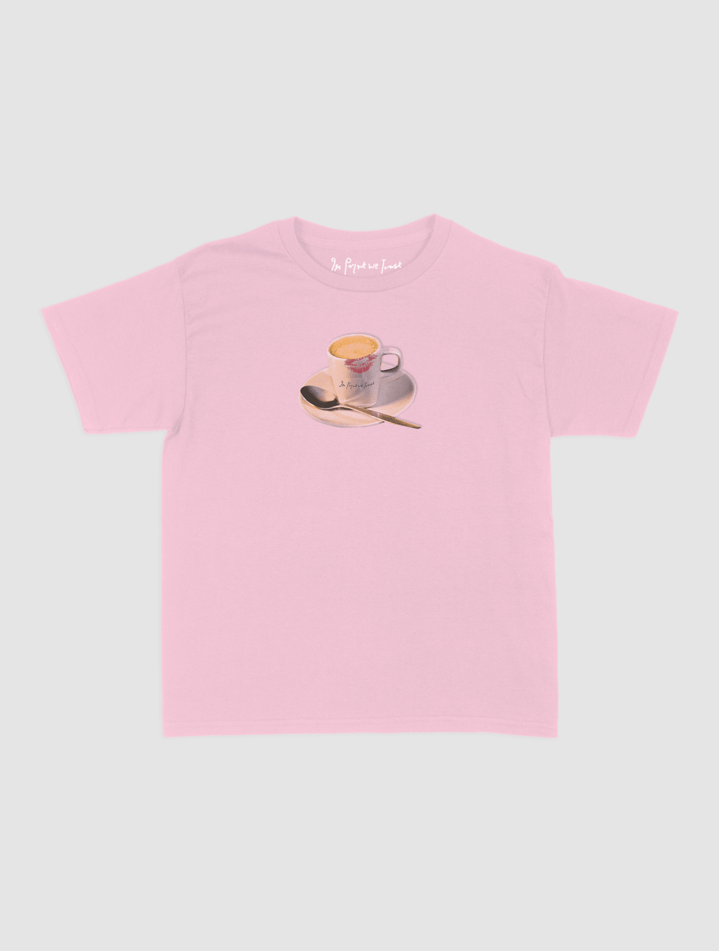 shot of espresso baby tee - In Print We Trust