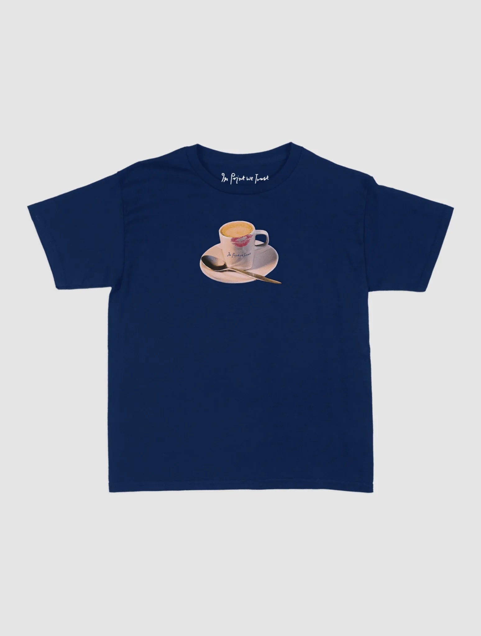 shot of espresso baby tee - In Print We Trust