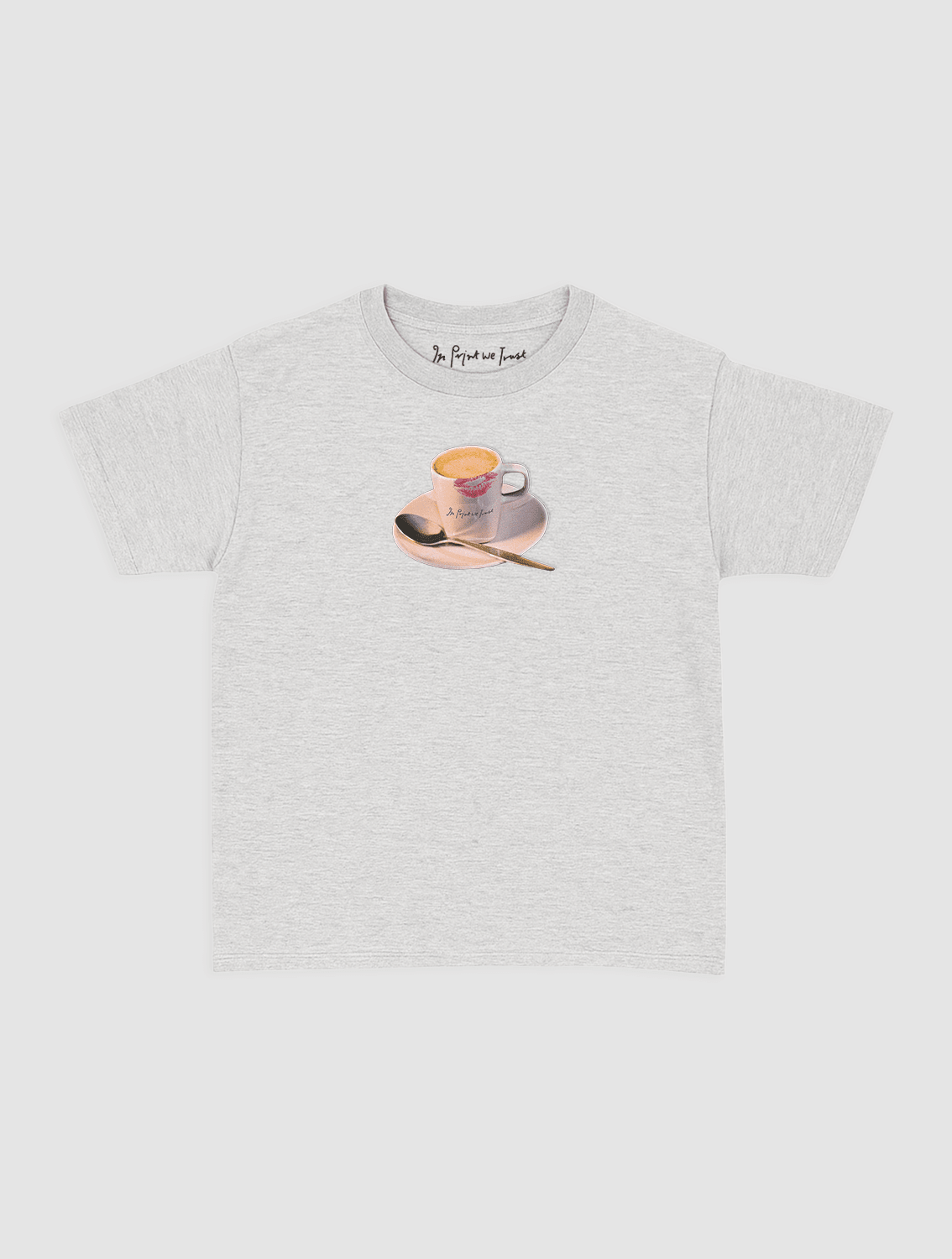 shot of espresso baby tee - In Print We Trust