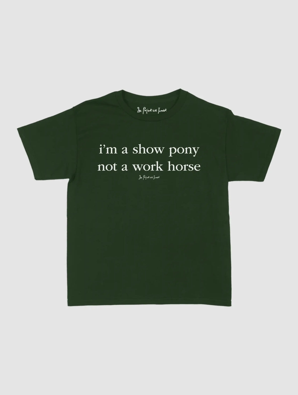 show pony baby tee - In Print We Trust