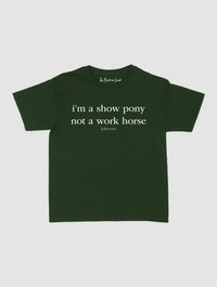 show pony baby tee - In Print We Trust