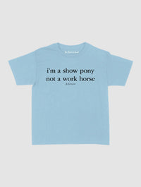 show pony baby tee - In Print We Trust