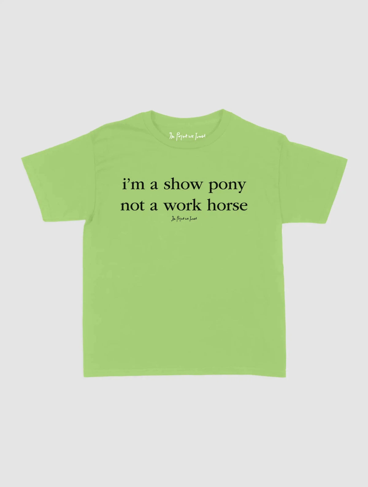 show pony baby tee - In Print We Trust
