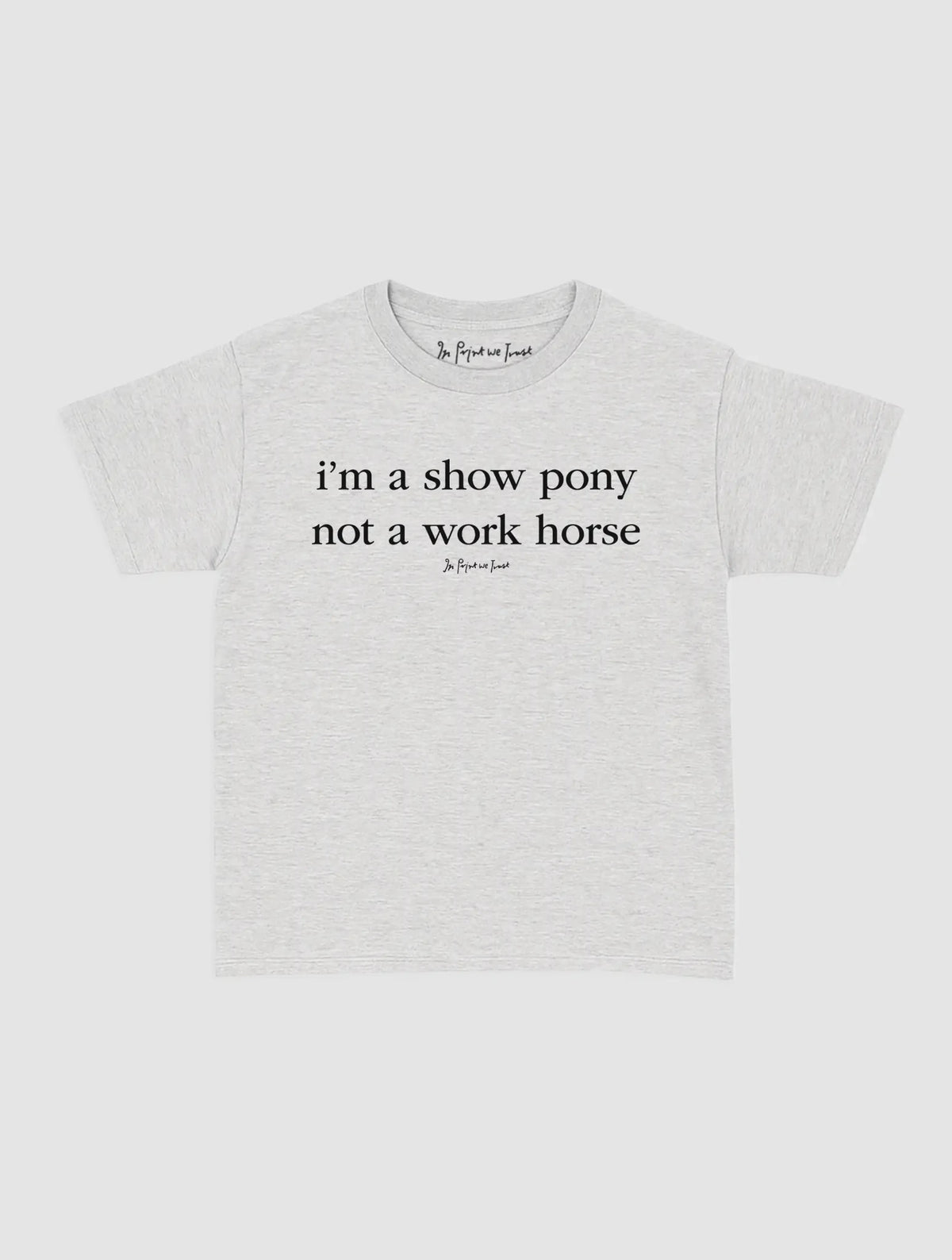 show pony baby tee - In Print We Trust
