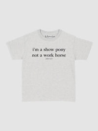 show pony baby tee - In Print We Trust