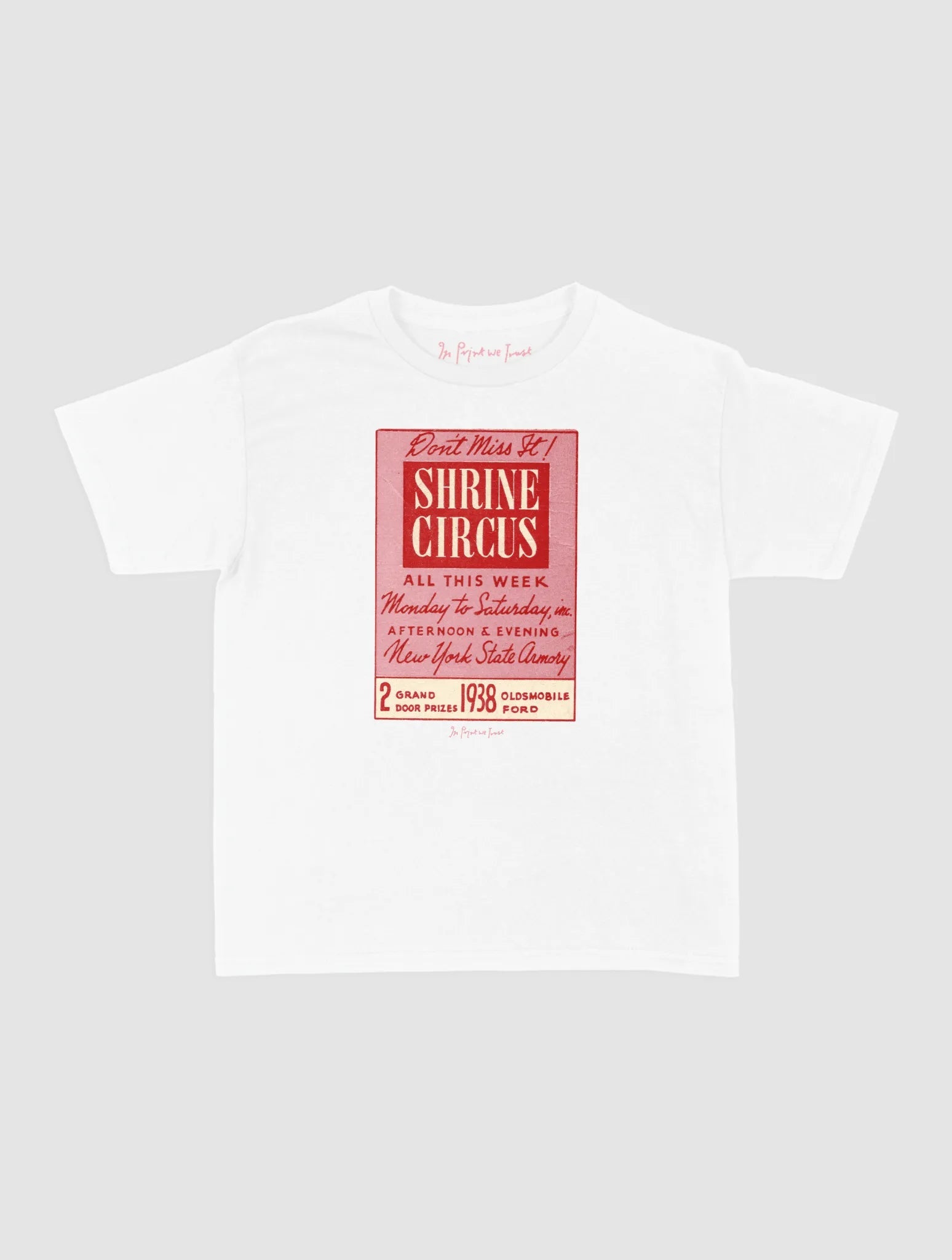 shrine circus baby tee - In Print We Trust