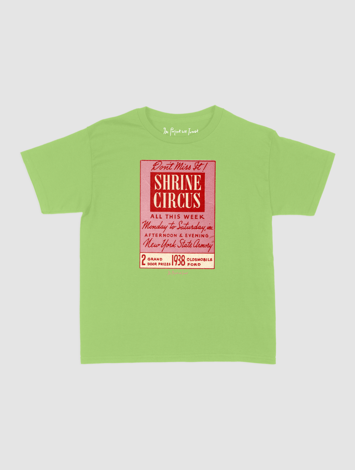 shrine circus baby tee - In Print We Trust