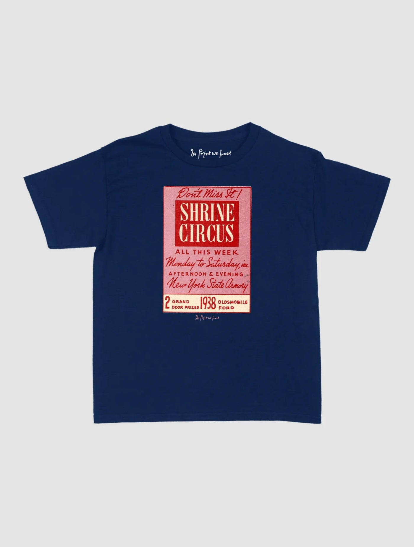 shrine circus baby tee - In Print We Trust