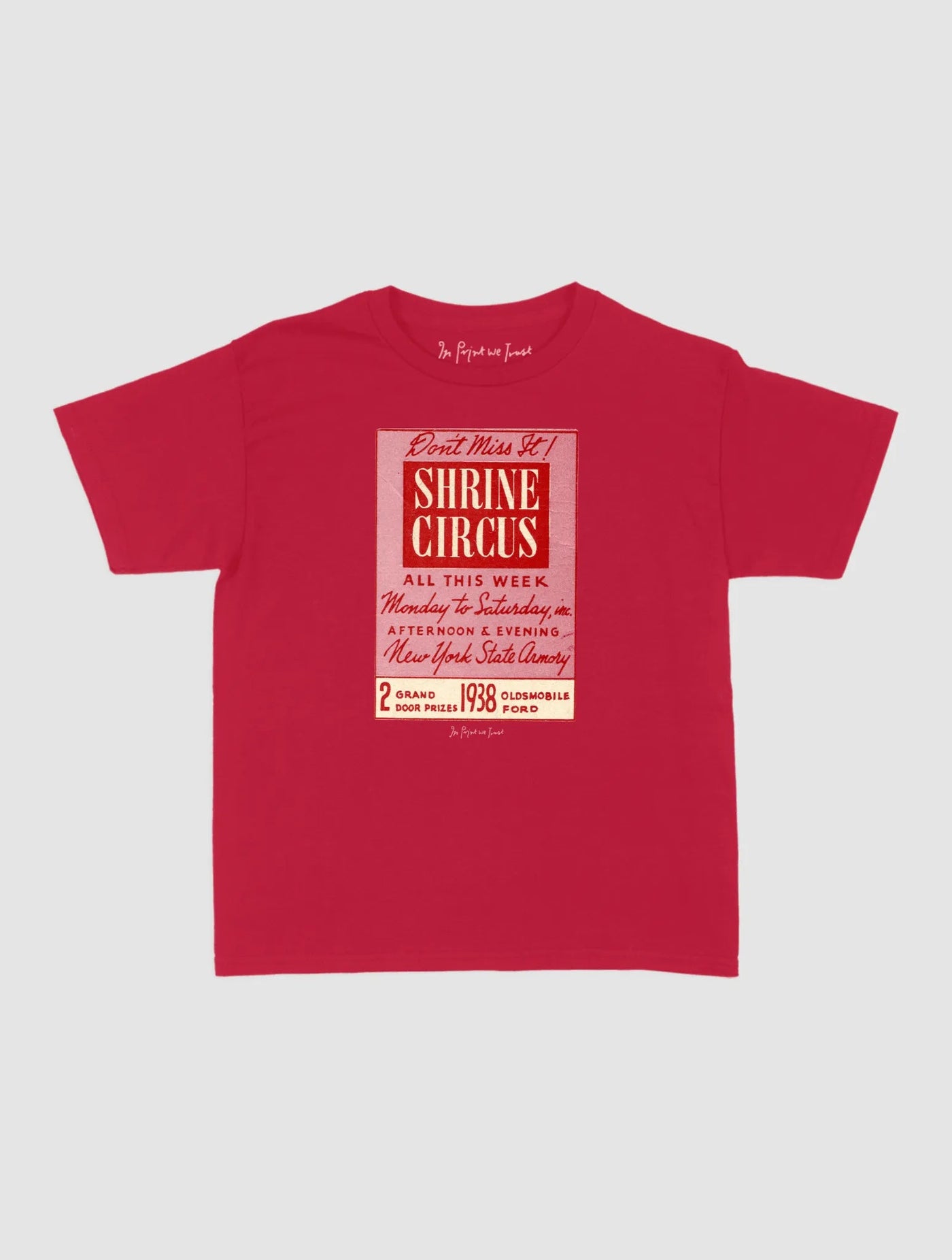 shrine circus baby tee - In Print We Trust
