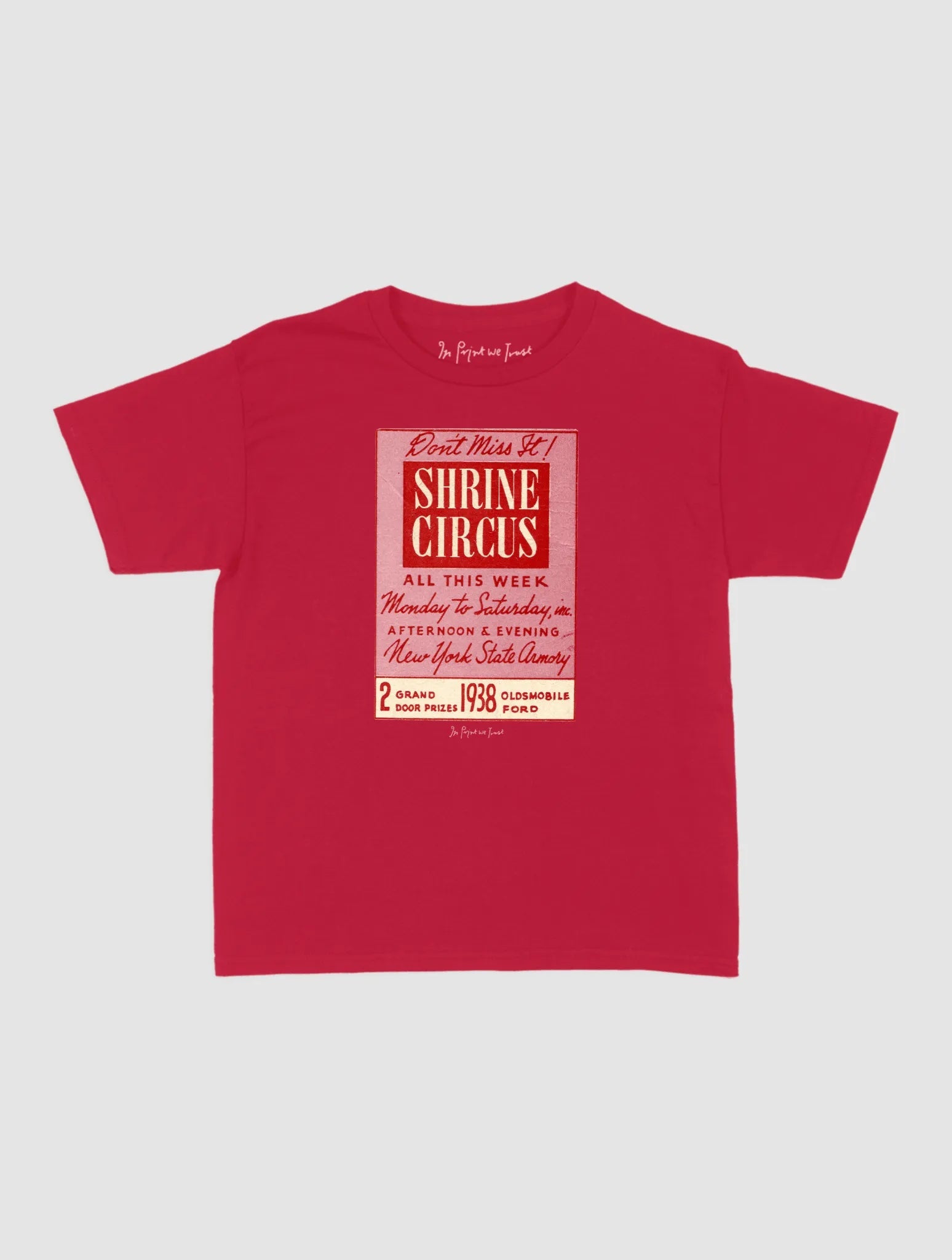 shrine circus baby tee - In Print We Trust