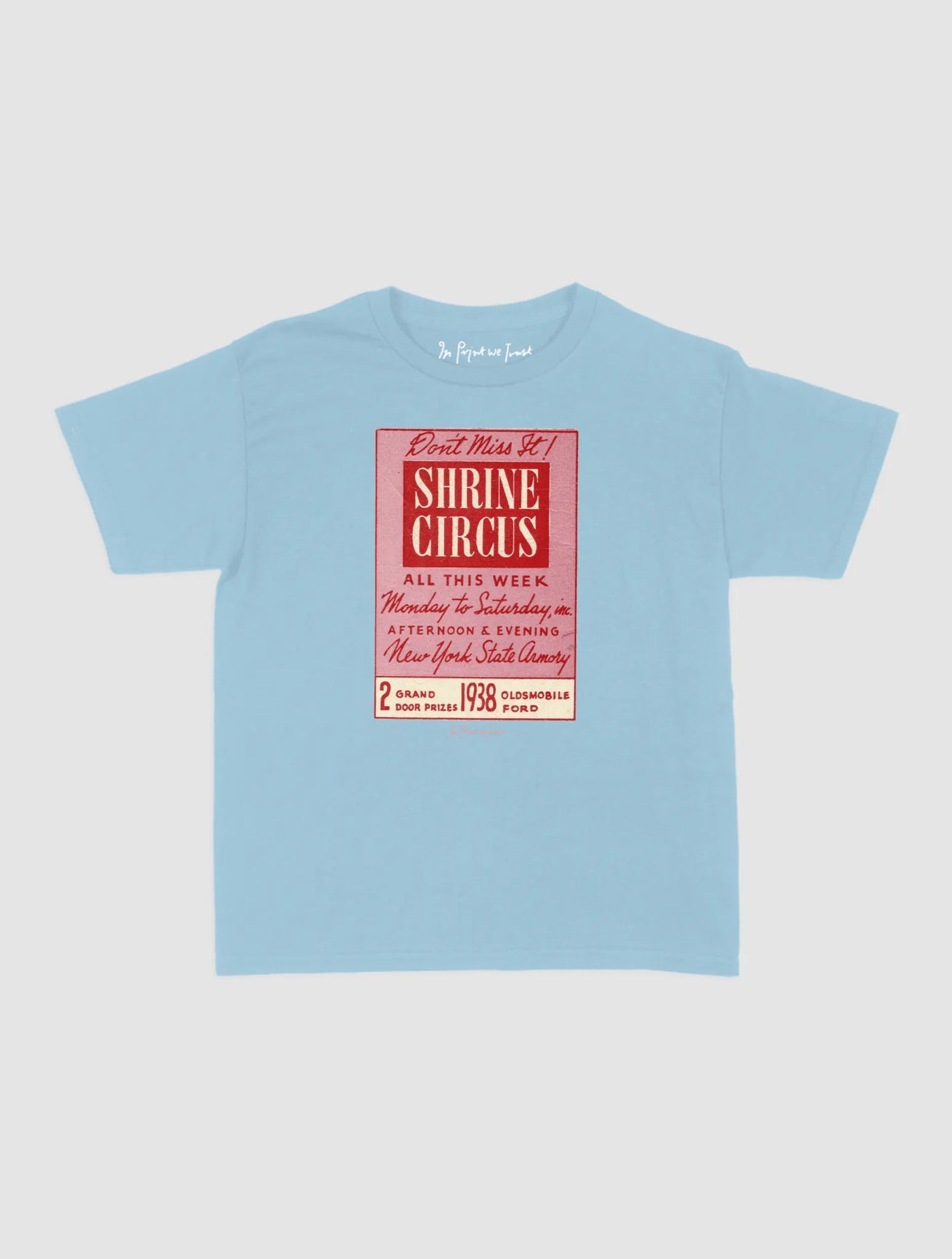 shrine circus baby tee - In Print We Trust