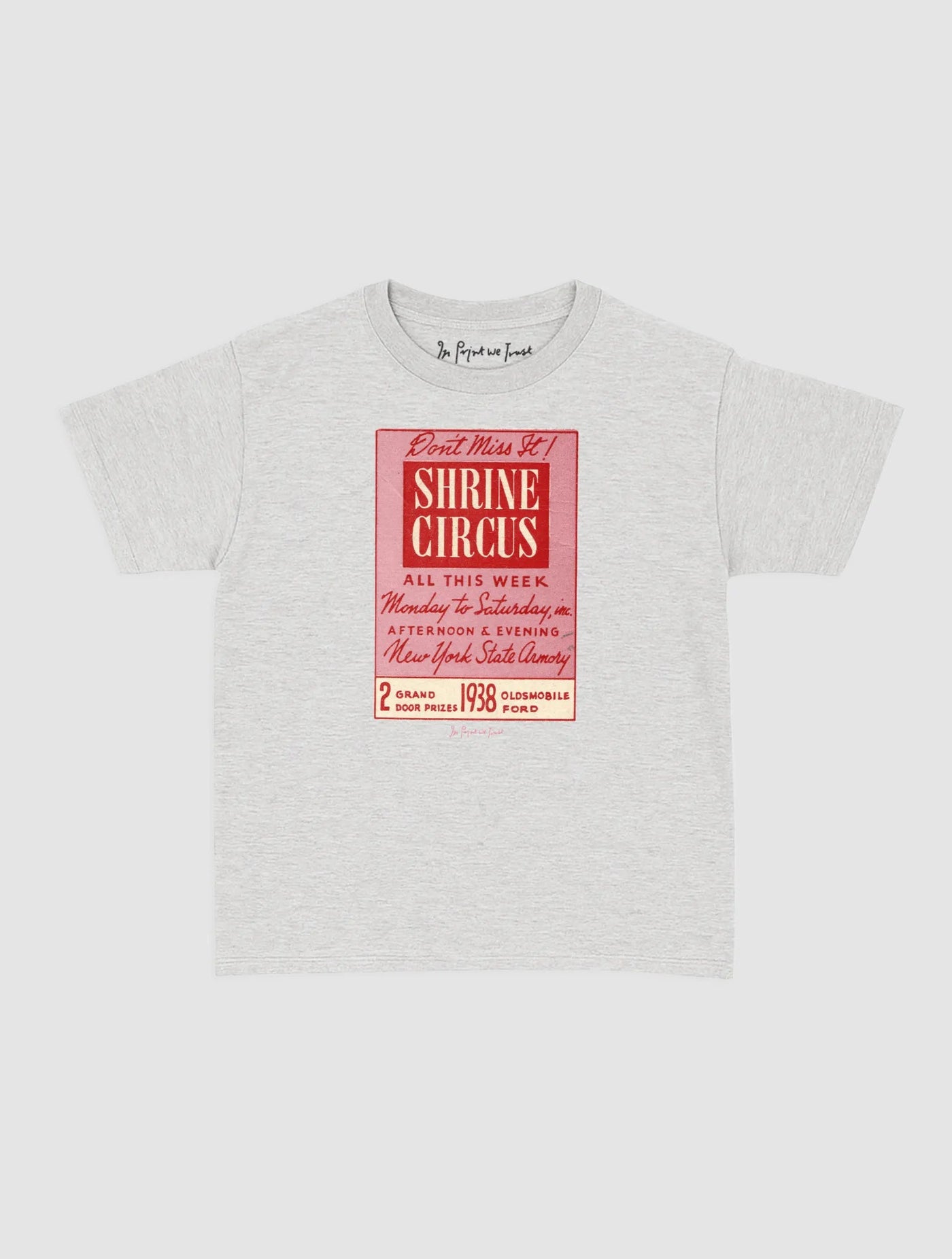 shrine circus baby tee - In Print We Trust