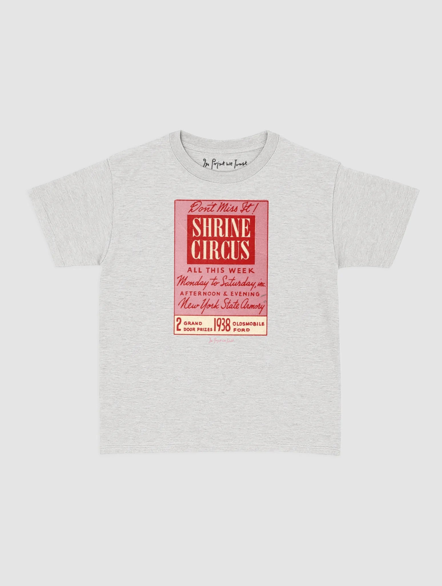 shrine circus baby tee - In Print We Trust