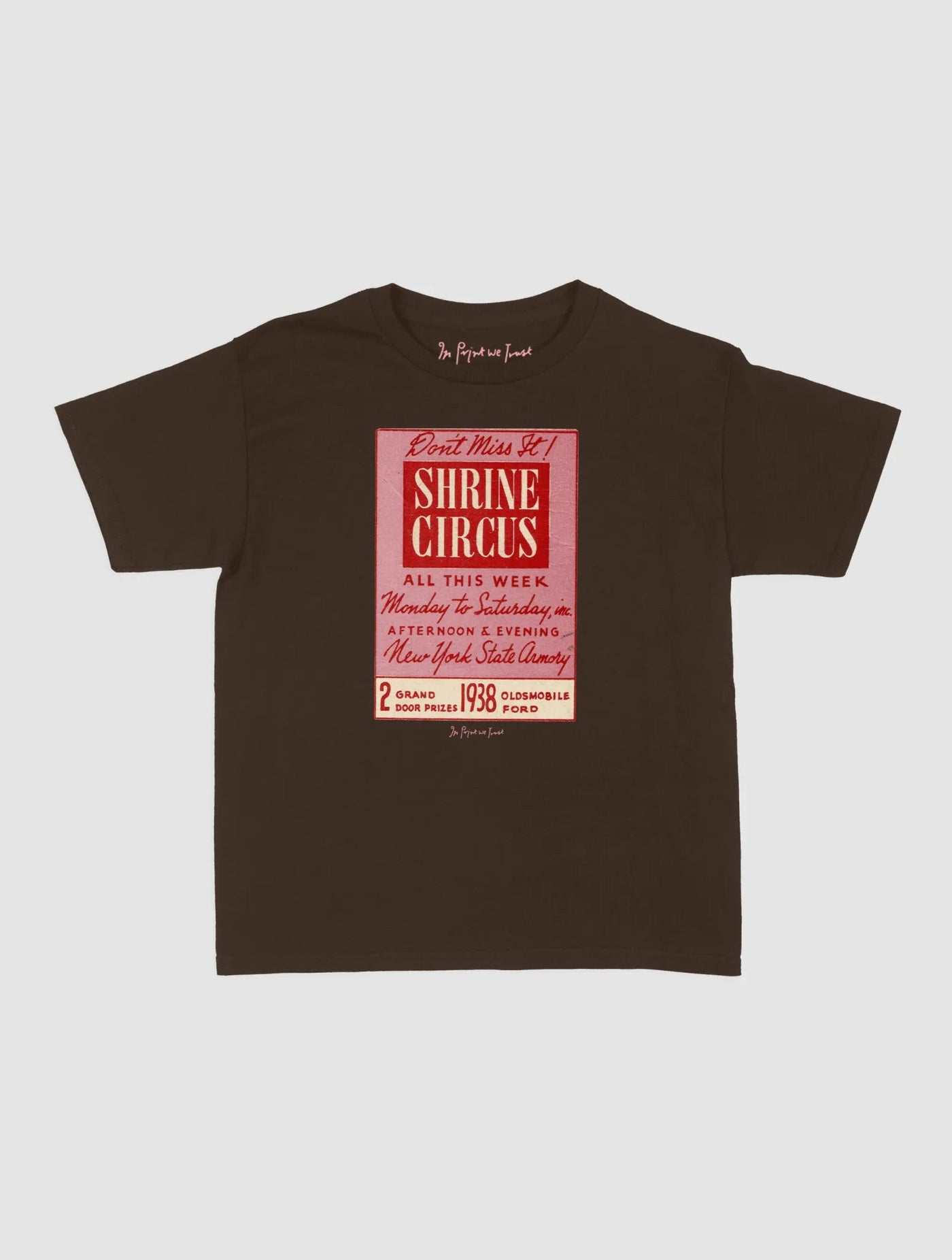 shrine circus baby tee - In Print We Trust
