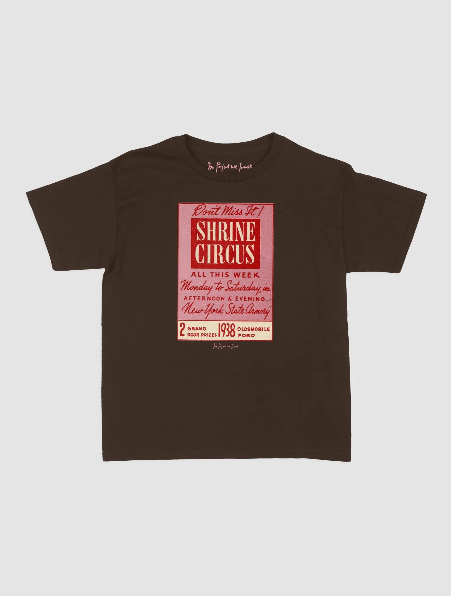 shrine circus baby tee - In Print We Trust
