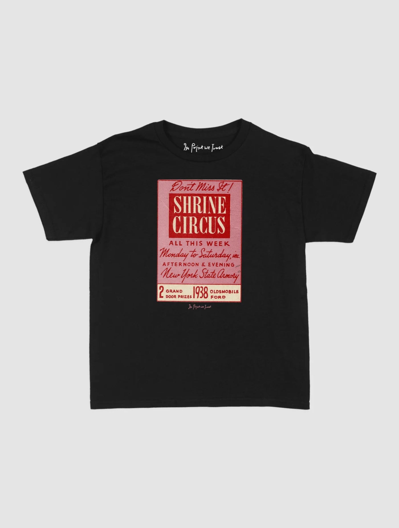 shrine circus baby tee - In Print We Trust