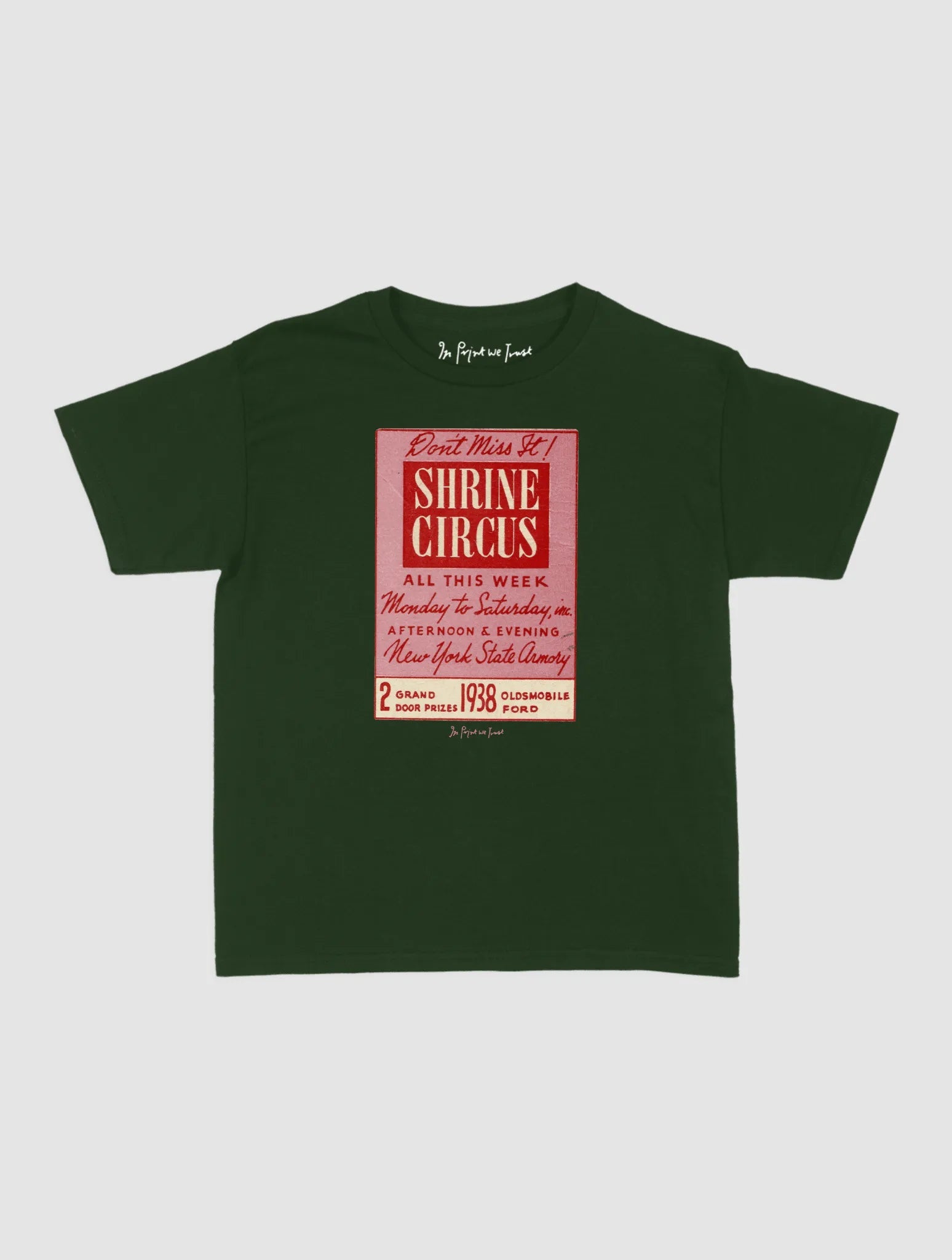 shrine circus baby tee - In Print We Trust