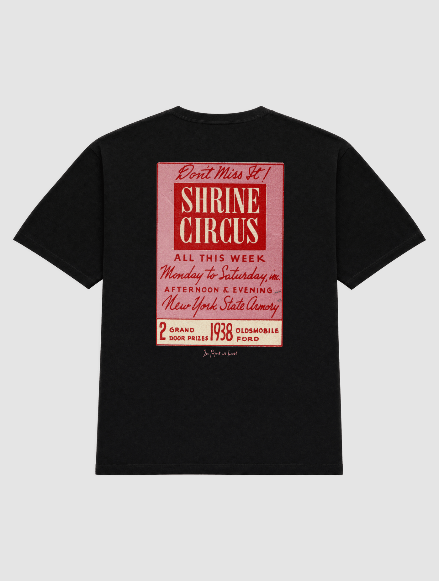 shrine circus heavyweight tee - In Print We Trust