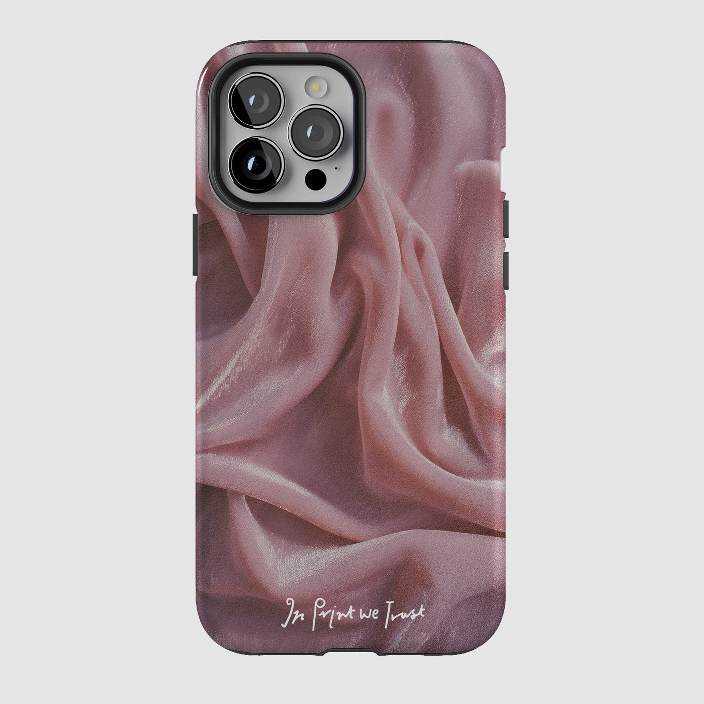 silk tough iPhone case - In Print We Trust