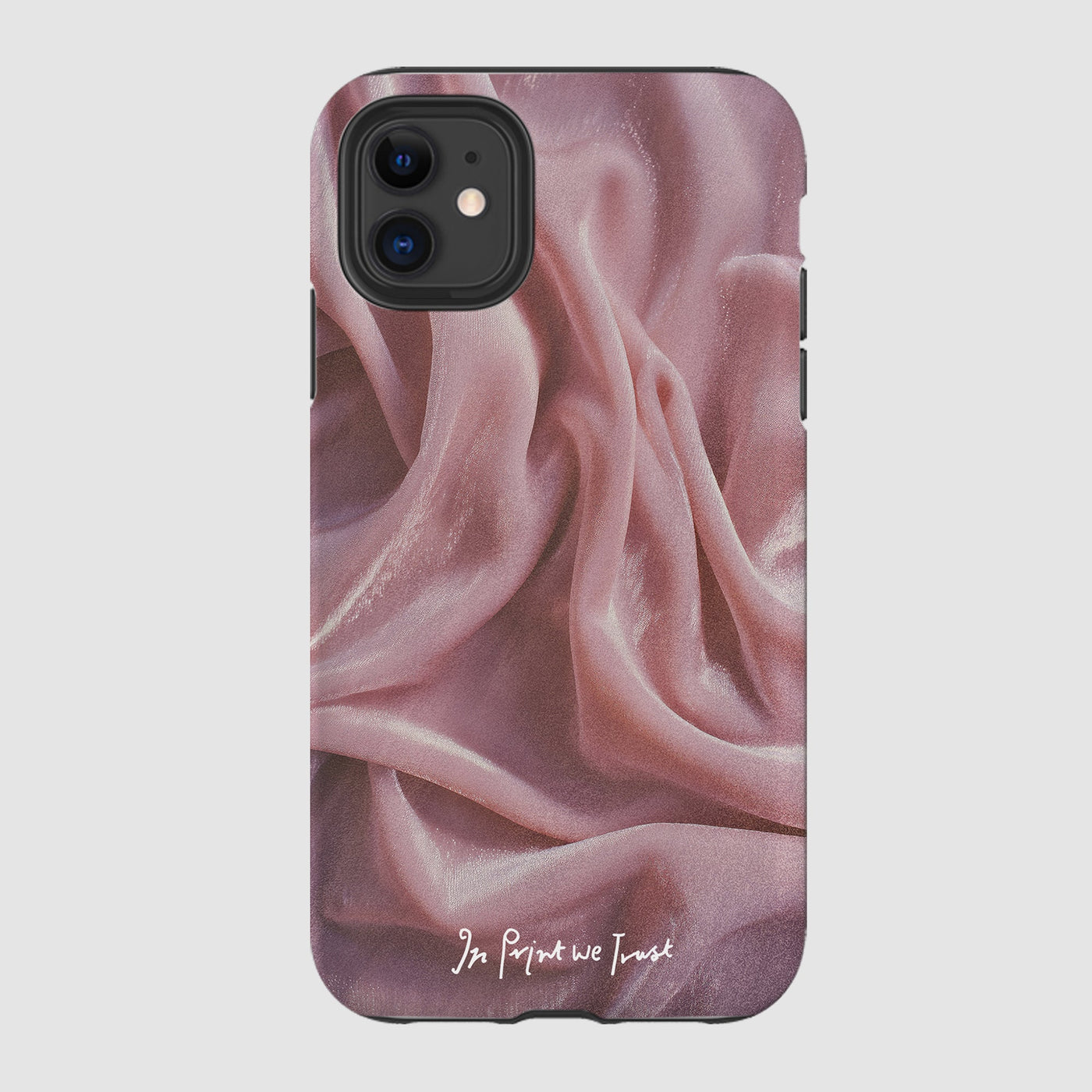 silk tough iPhone case - In Print We Trust