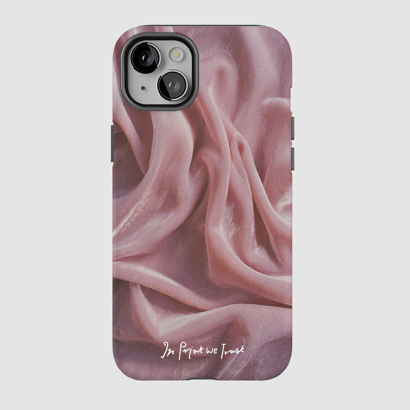 silk tough iPhone case - In Print We Trust