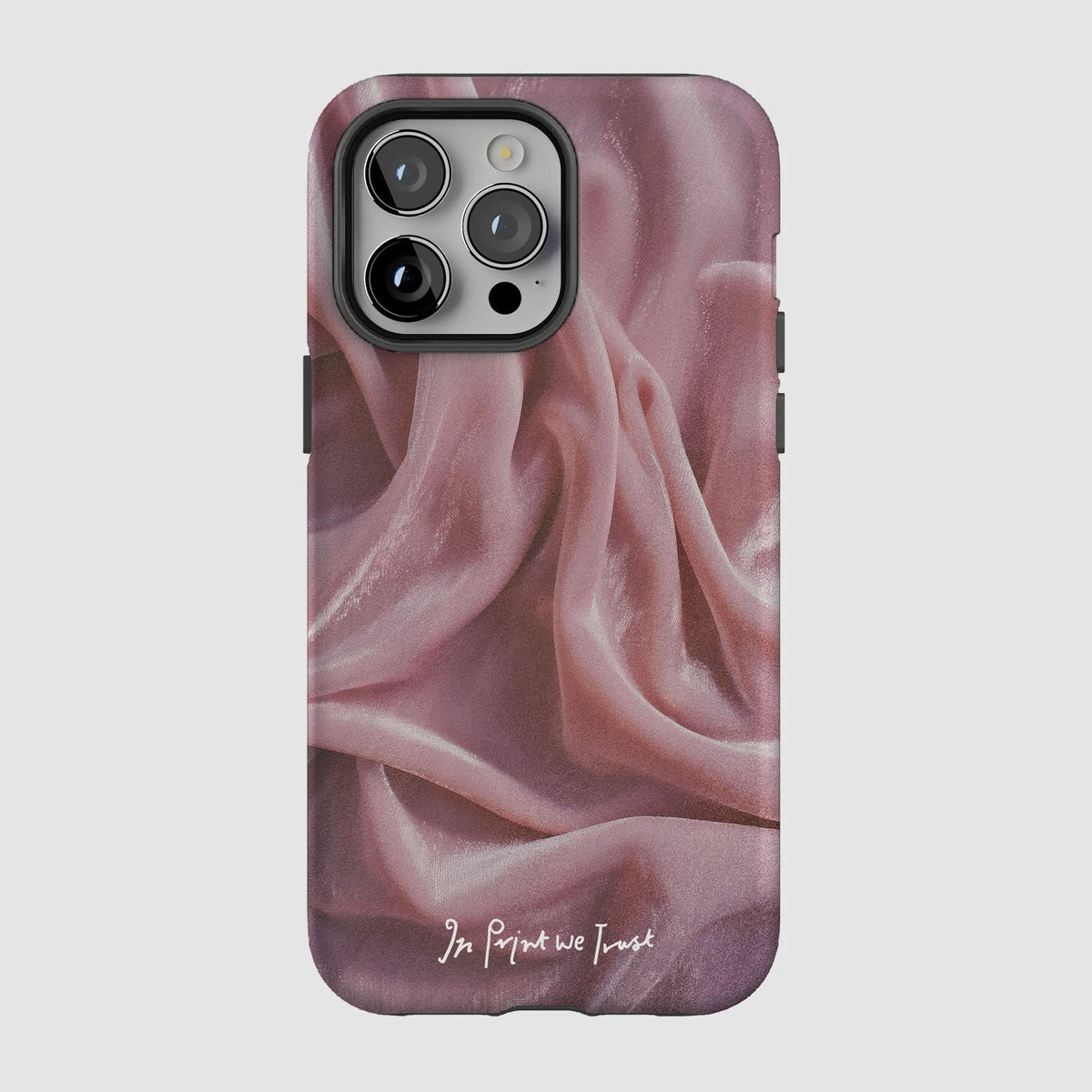 silk tough iPhone case - In Print We Trust