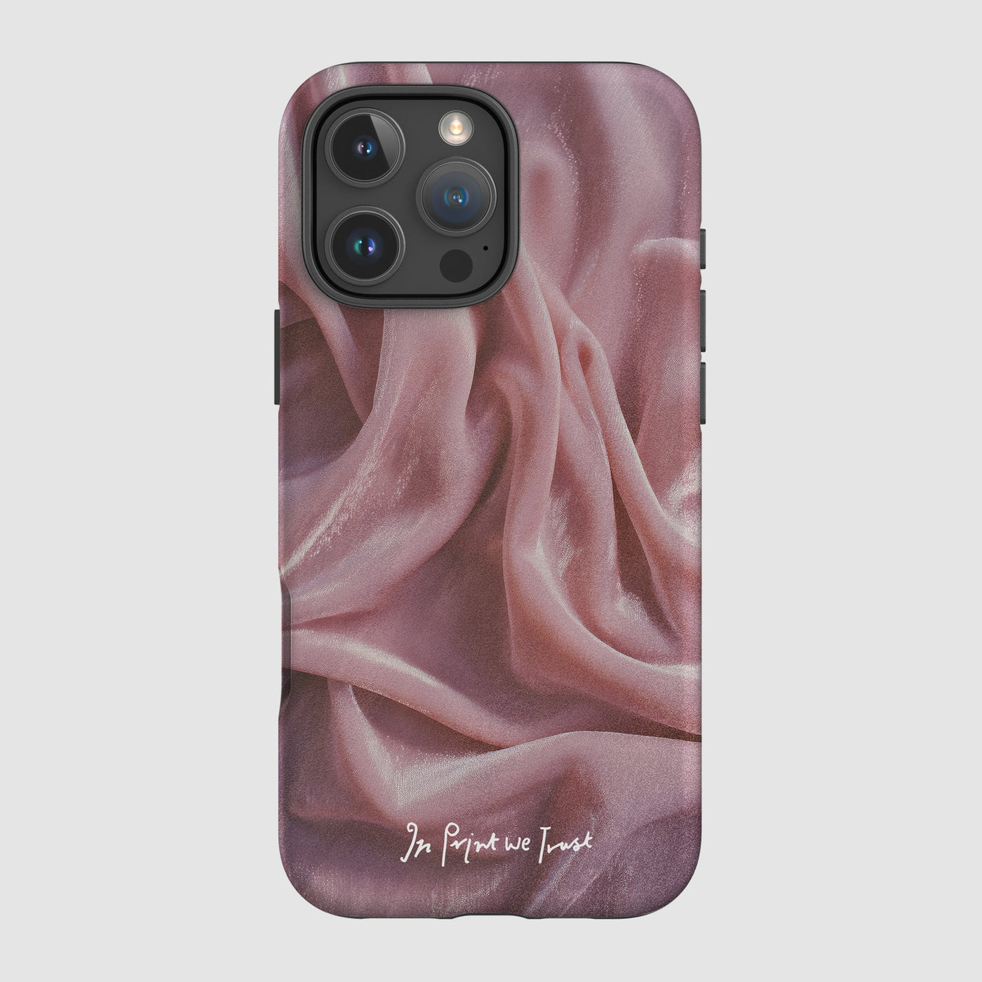 silk tough iPhone case - In Print We Trust