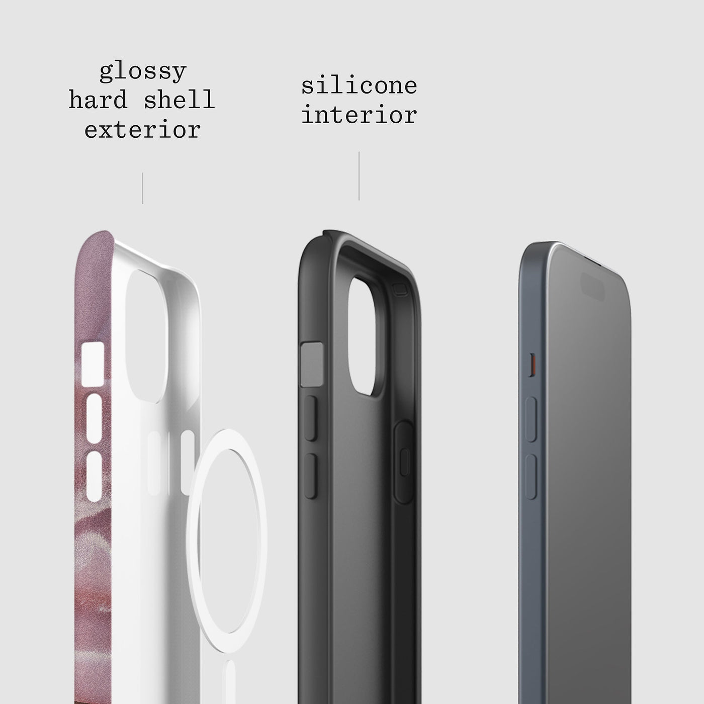 silk tough iPhone case - In Print We Trust