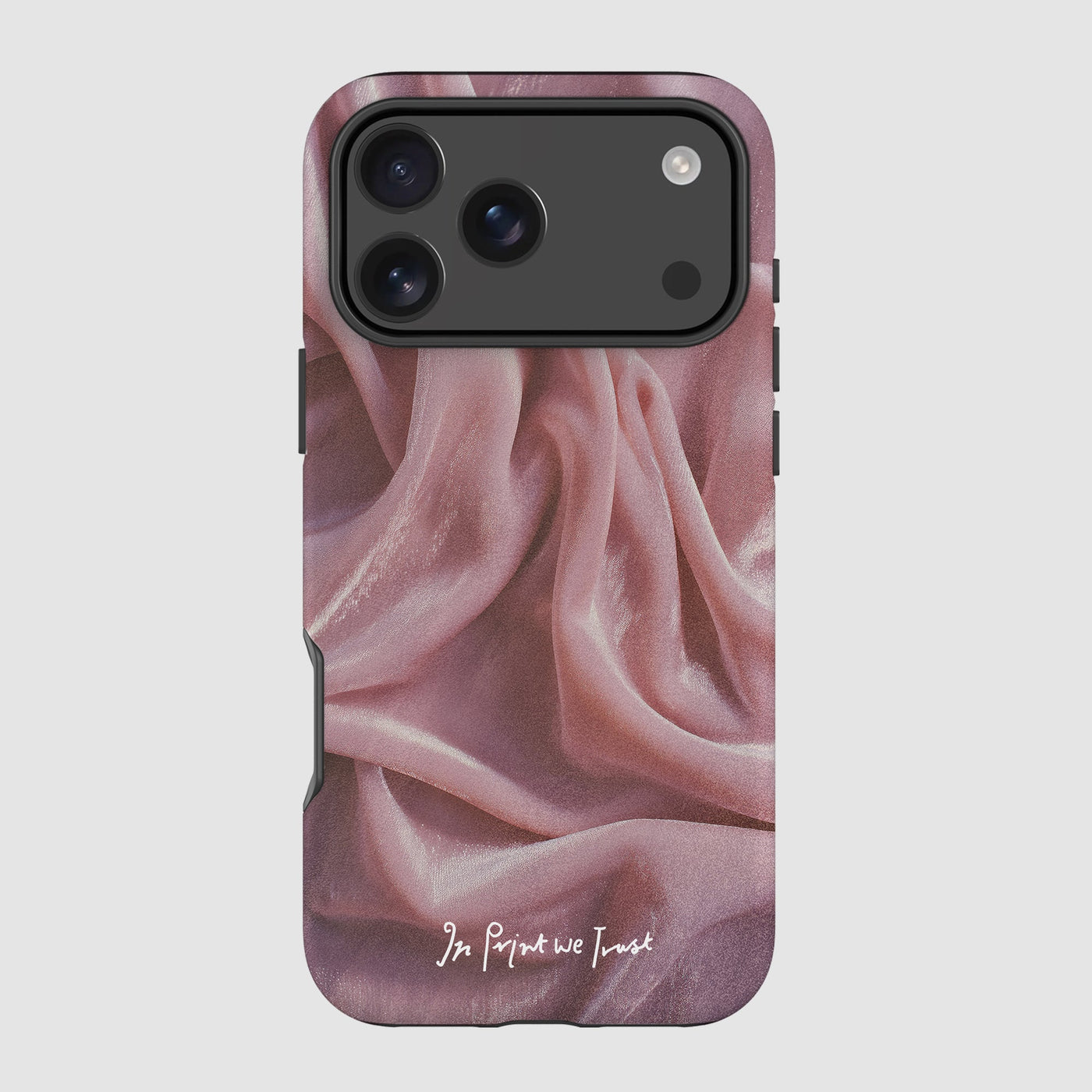silk tough iPhone case - In Print We Trust