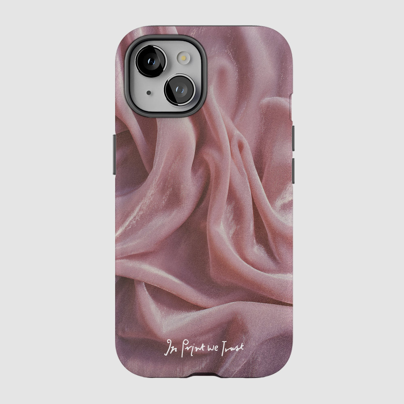 silk tough iPhone case - In Print We Trust