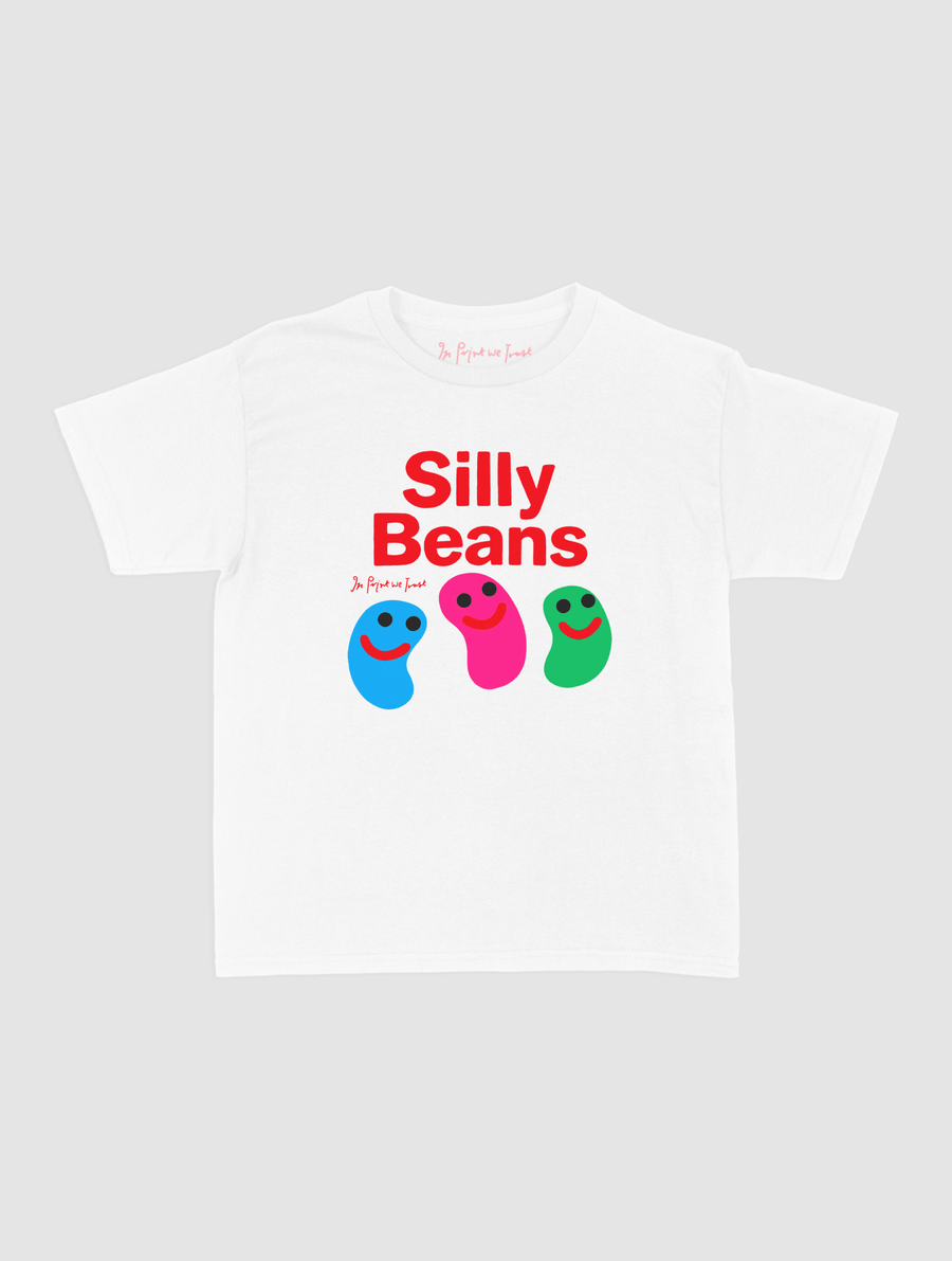 silly beans baby tee - In Print We Trust