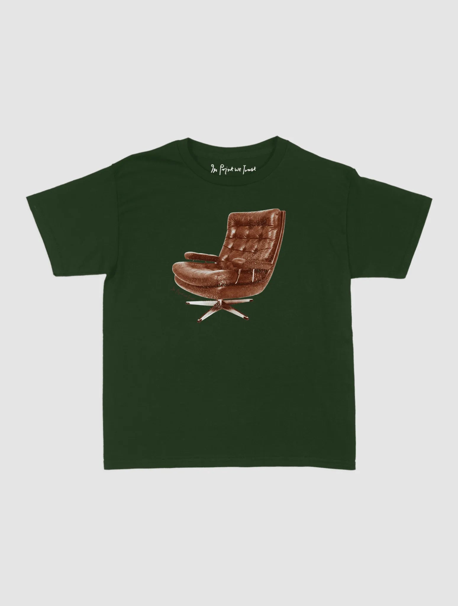 sit down baby tee - In Print We Trust