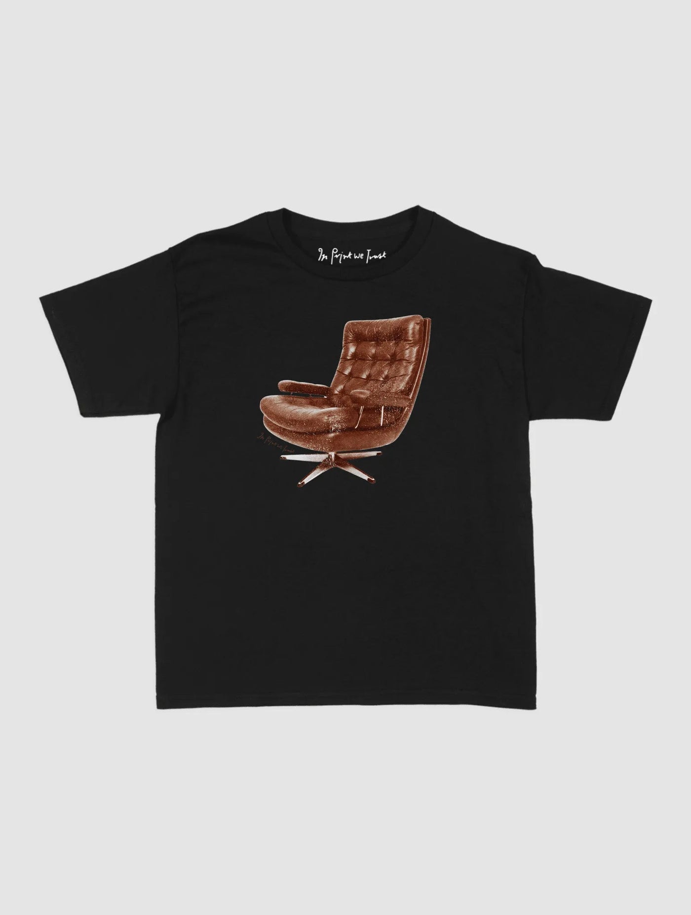 sit down baby tee - In Print We Trust