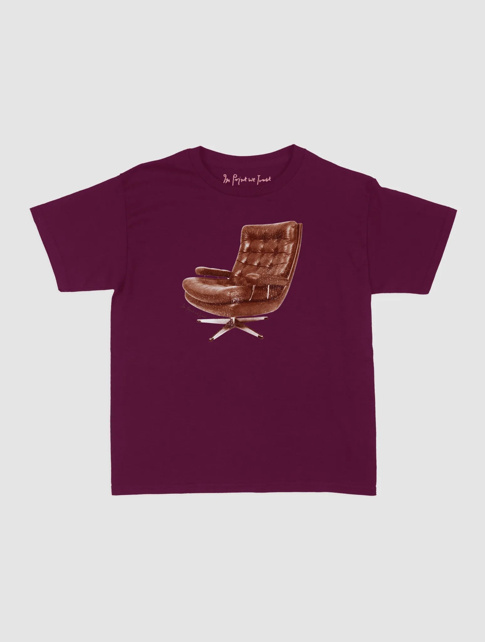 sit down baby tee - In Print We Trust