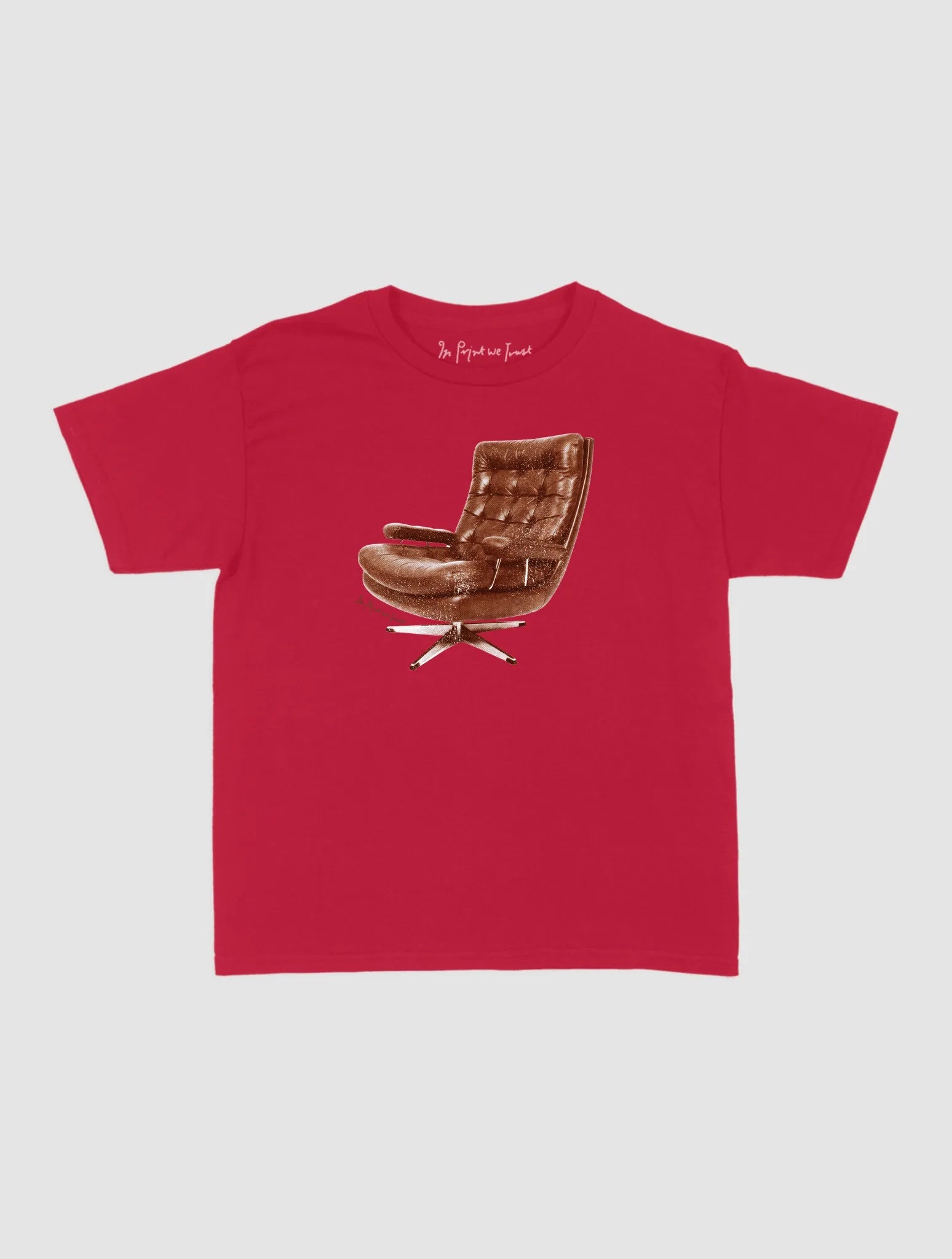 sit down baby tee - In Print We Trust
