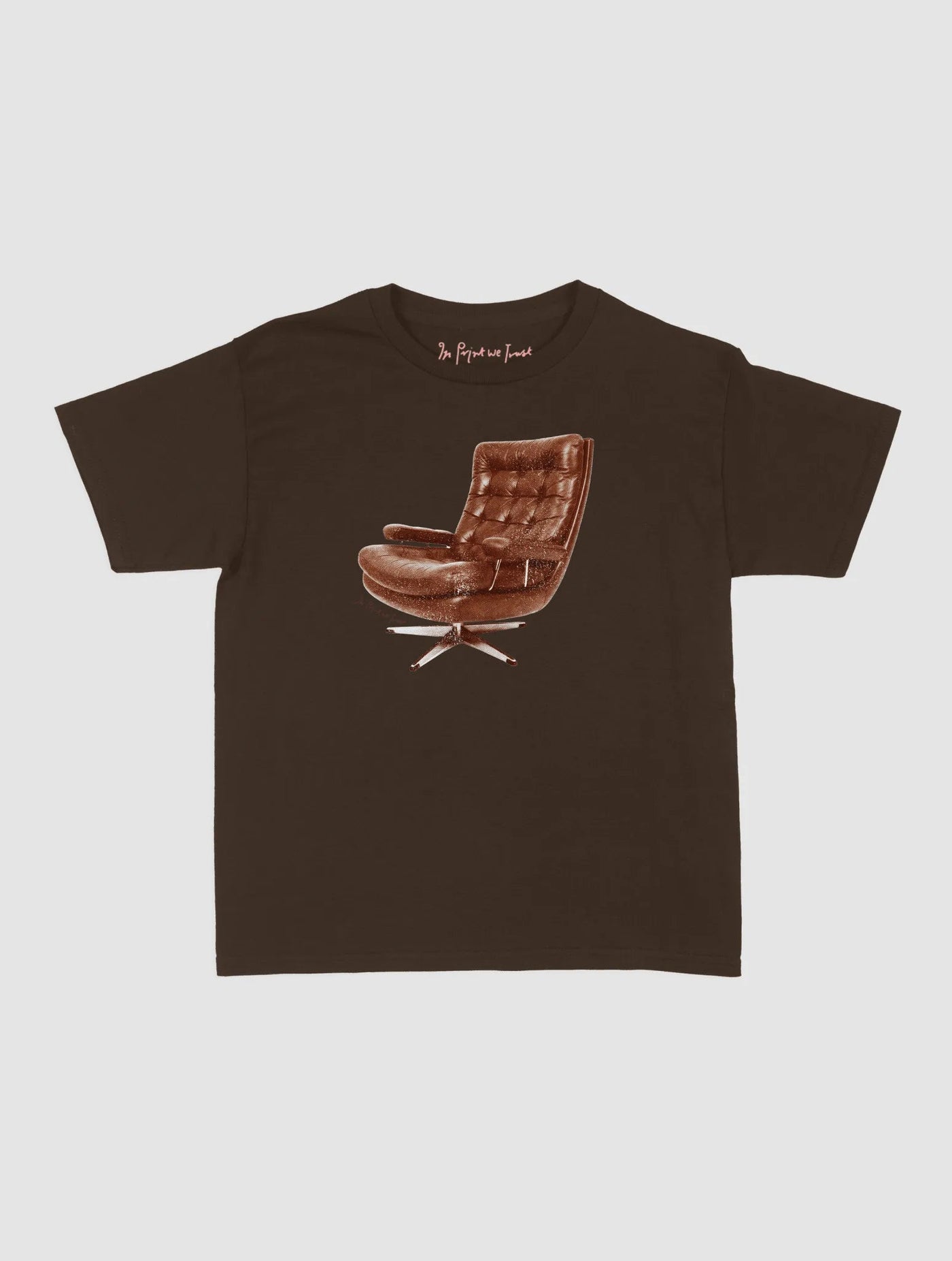 sit down baby tee - In Print We Trust