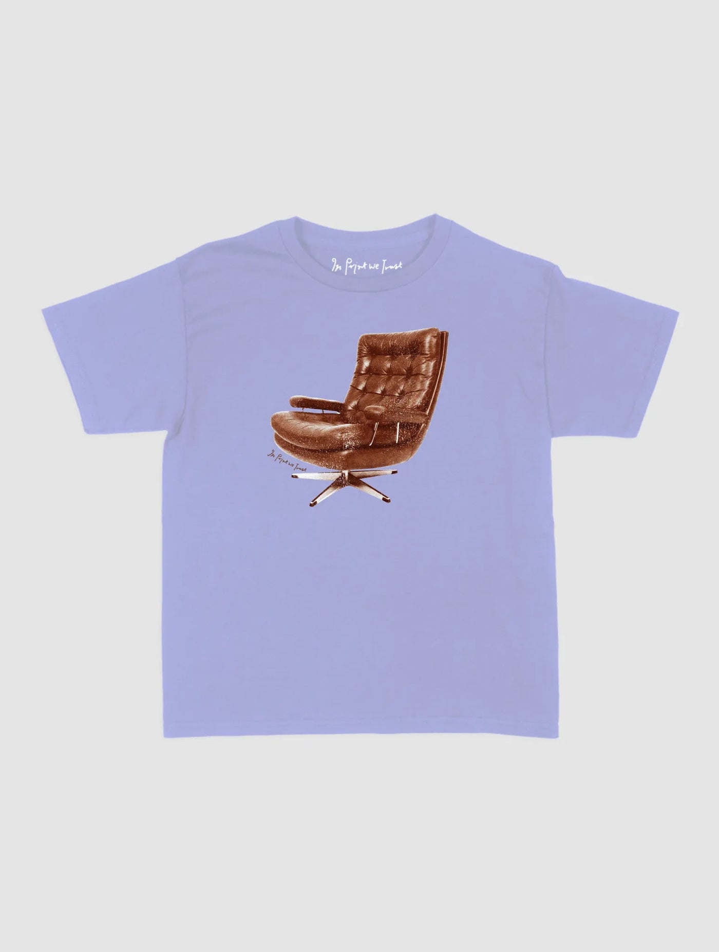 sit down baby tee - In Print We Trust