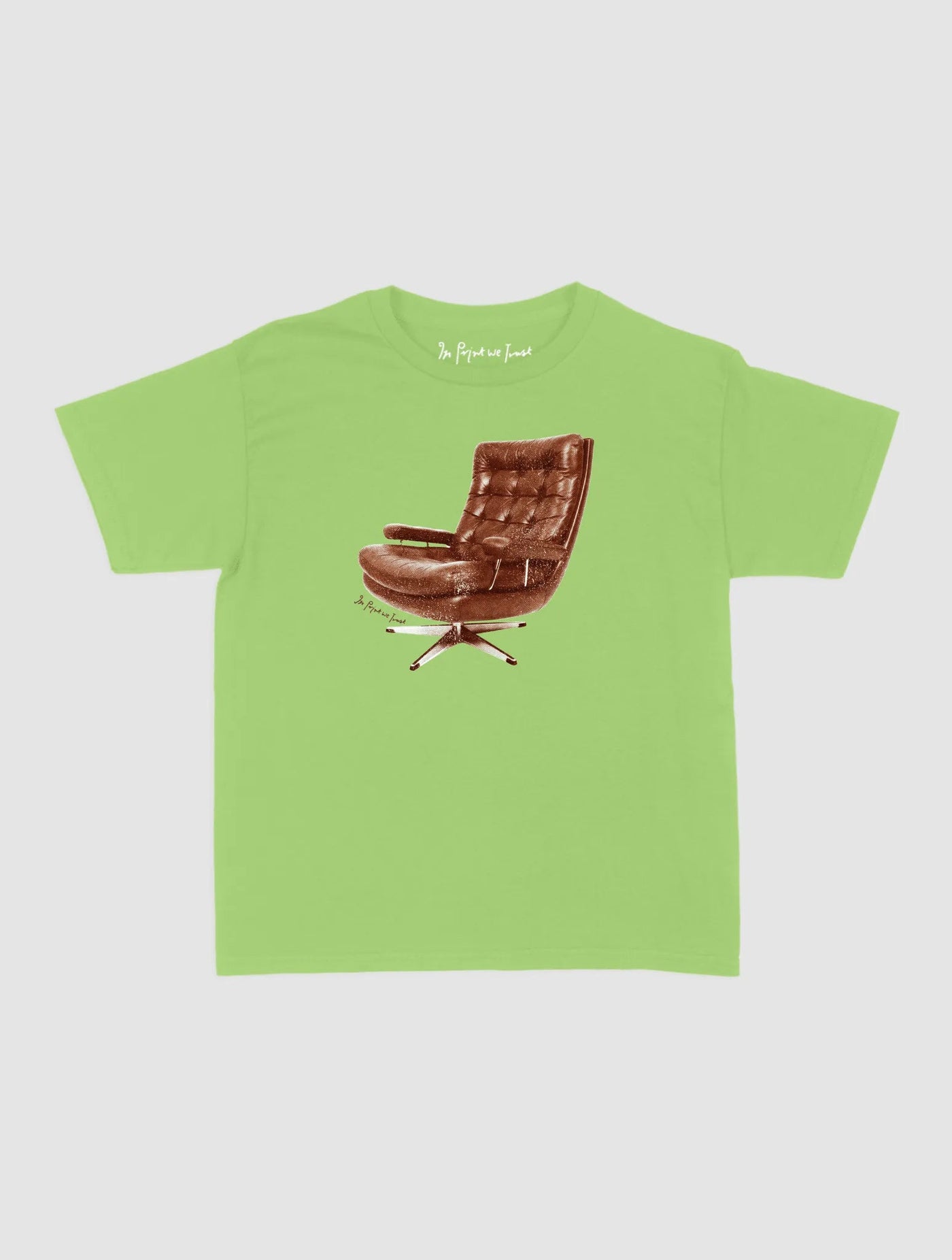 sit down baby tee - In Print We Trust