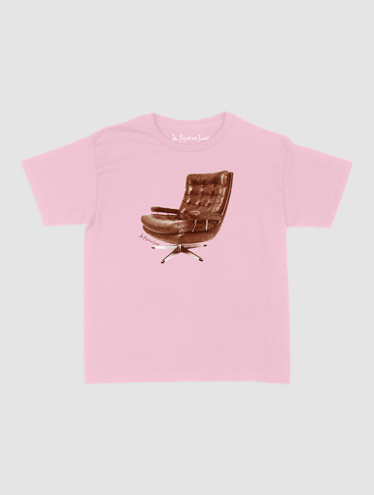 sit down baby tee - In Print We Trust