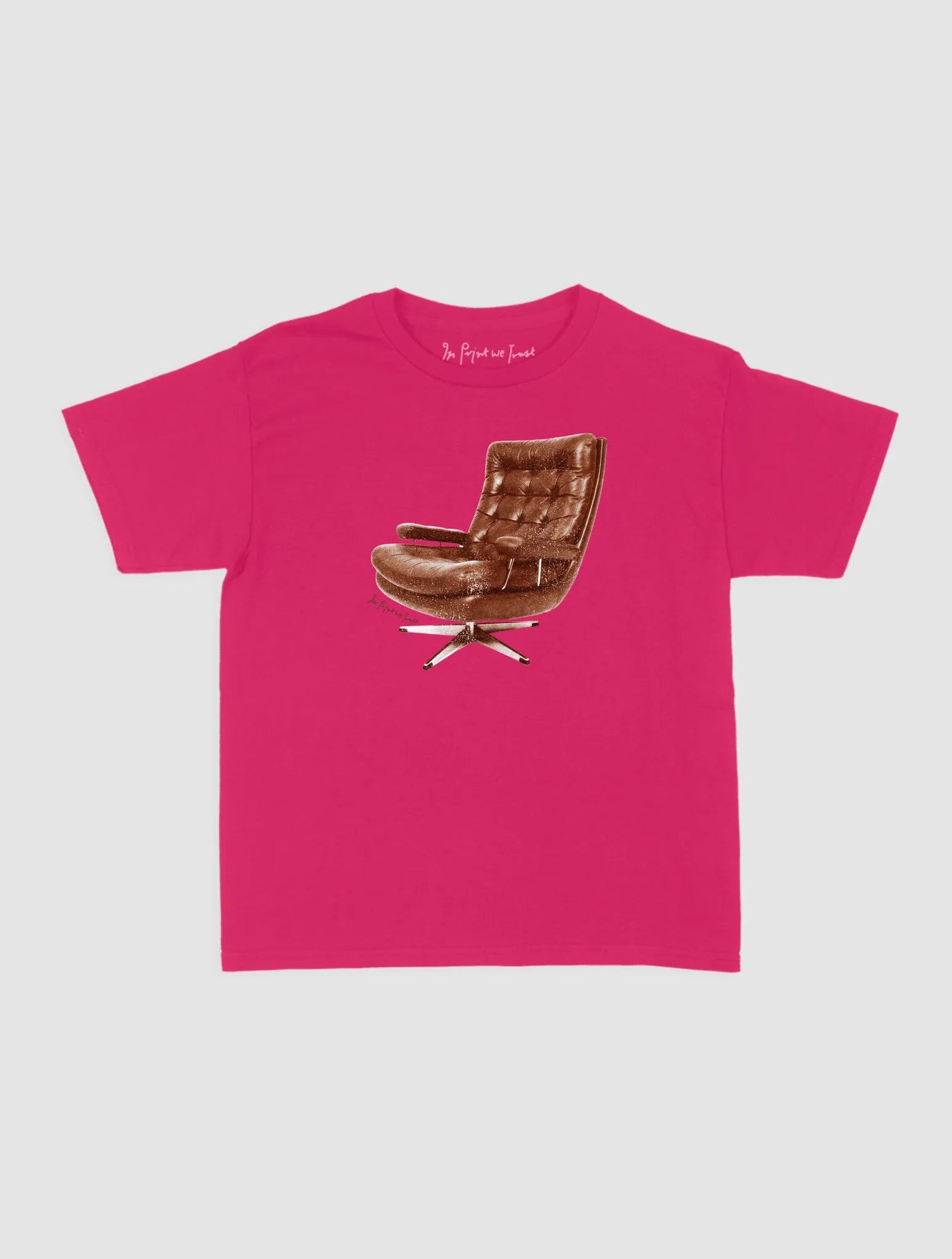 sit down baby tee - In Print We Trust