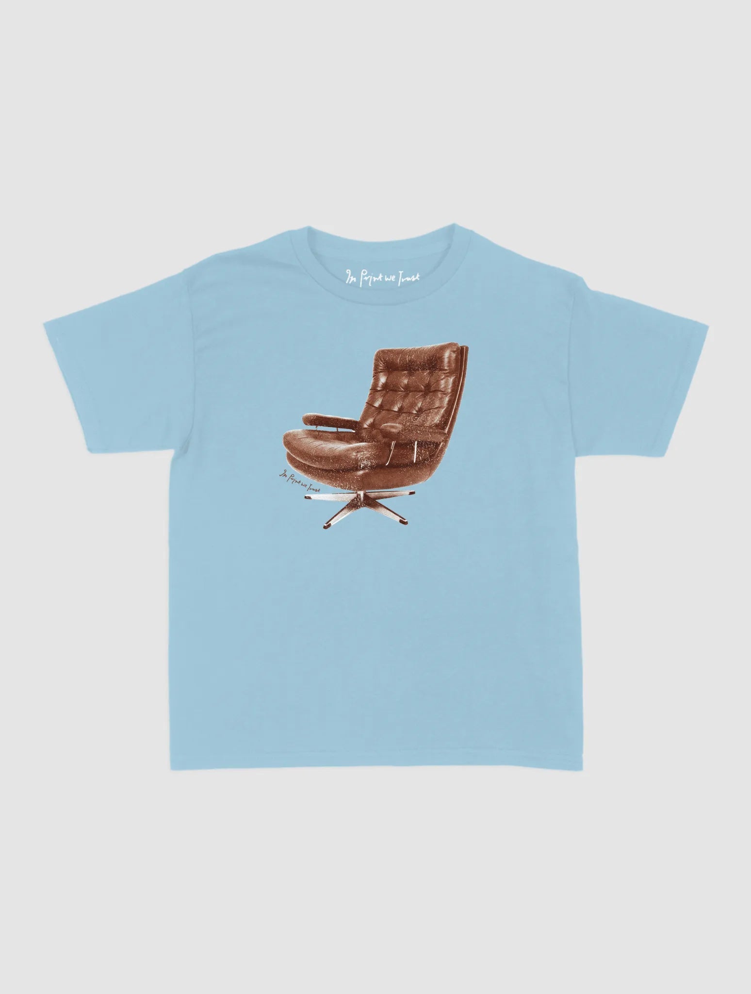 sit down baby tee - In Print We Trust